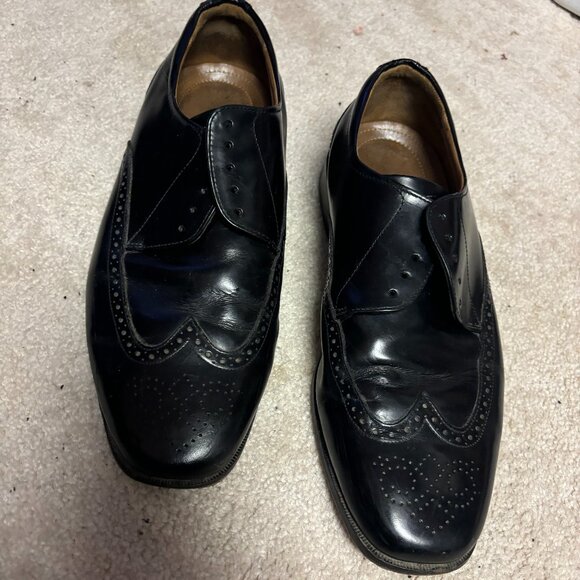 Florsheim Bio Comfort Black Oxford Wingtip. Leather - Picture 1 of 2